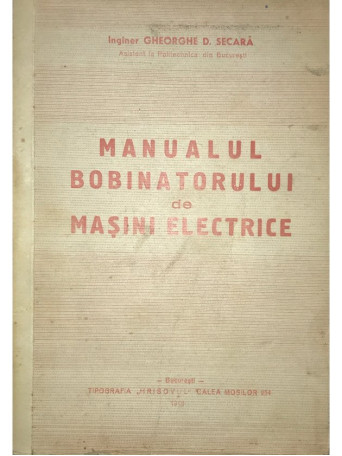 Manualul bobinatorului de masini electrice