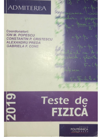 Teste de fizica 2019