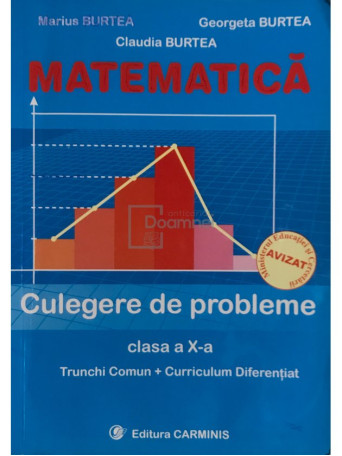 Marius Burtea - Matematica - Culegere de probleme clasa a X-a - 2005 - Brosata