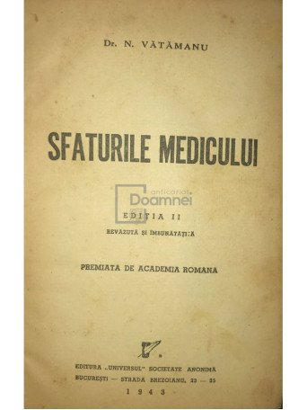 Sfaturile medicului