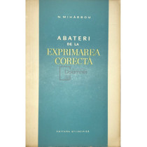 Abateri de la exprimarea corecta