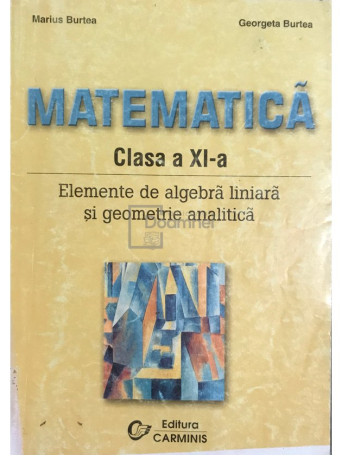 Matematica clasa a XI-a. Elemente de algebra liniara si geometrie analitica