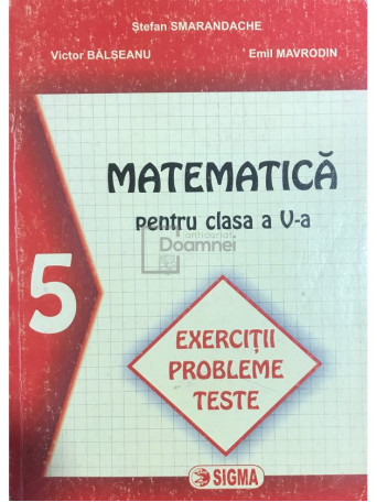 Matematica pentru clasa a V-a