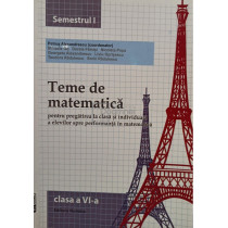 Teme de matematica, clasa a VI-a, semestrul I