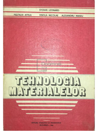 Tehnologia materialelor