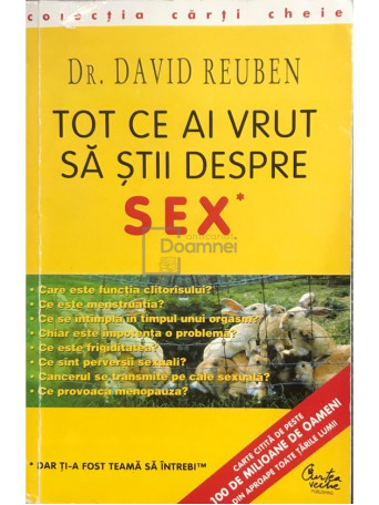 David Reuben - Tot ce ai vrut sa stii despre sex - 1999 - Brosata