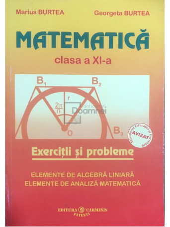 Marius Burtea - Matematica clasa a XI-a - Exercitii si probleme - 2006 - Brosata