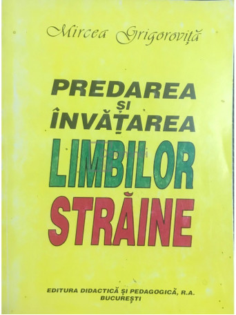 Predarea si invatarea limbilor straine