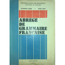 Abrege de grammaire francaise (dedicatie)