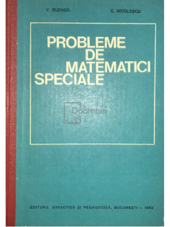 Probleme de matematici speciale