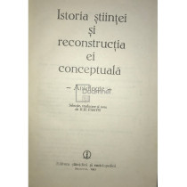 Istoria stiintei si reconstructia ei conceptuala