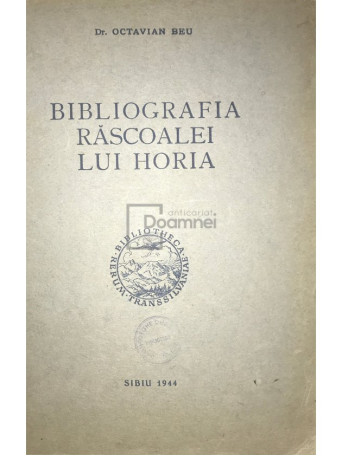 Bibliografia rascoalei lui Horia