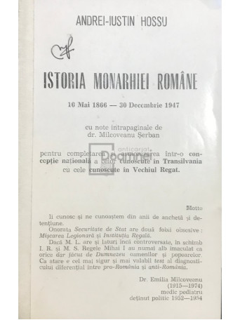 Istoria monarhiei romane 1866-1947