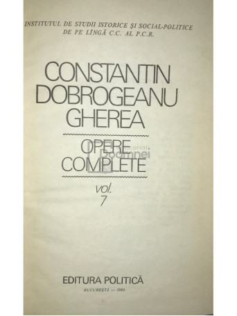 Opere complete - vol. 7