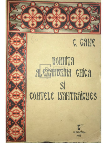 Domnita Alexandrina Ghica si contele D'Antraigues