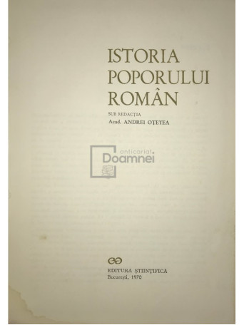 Istoria poporului roman