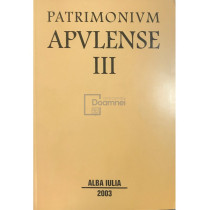 Patrimonium Apulense, vol. III