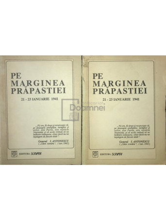 Pe marginea prapastiei, 2 vol.