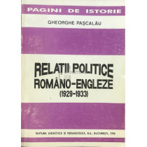 Relatii politice romano-engleze 1929-1933