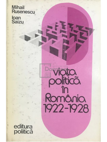 Viata politica in Romania 1922-1928