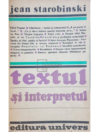 Textul si interpretul