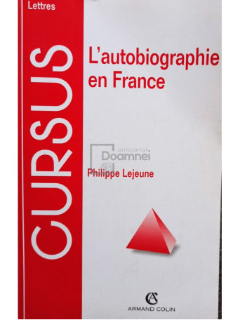 L'autobiographie en France