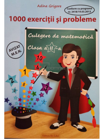 1000 exercitii si probleme - Culegere de matematica clasa a II-a