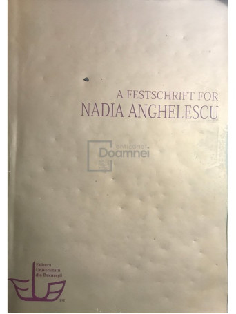 A festschrift for Nadia Anghelescu