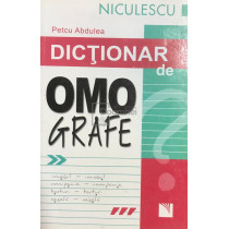 Dictionar de omografe