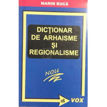 Dictionar de arhaisme si regionalisme