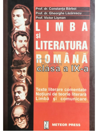 Limba si literatura romana - clasa a IX-a