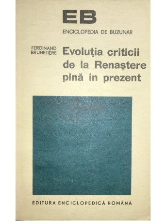 Evolutia criticii de la Renastere pana in prezent