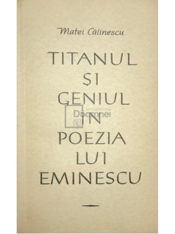 Titanul si geniul in poezia lui Eminescu