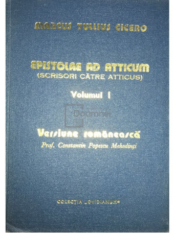 Epistolare ad atticum, vol. 1