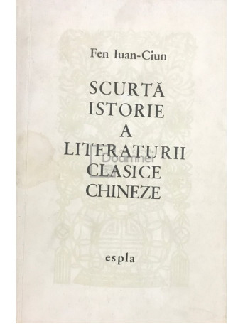 Scurta istorie a literaturii clasice chineze