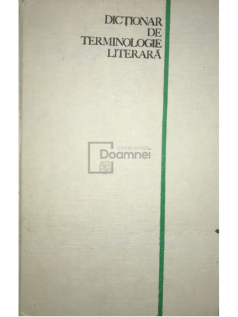 Dictionar de terminologie literara