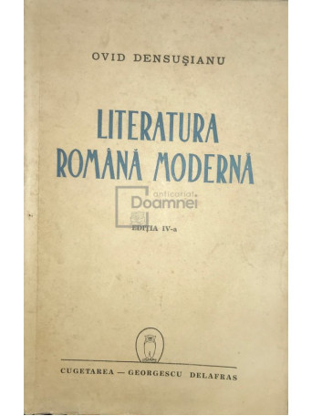 Literatura romana moderna