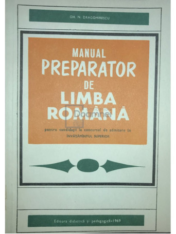 Manual preparator de limba romana