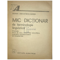 Mic dictionar de terminologie lingvistica