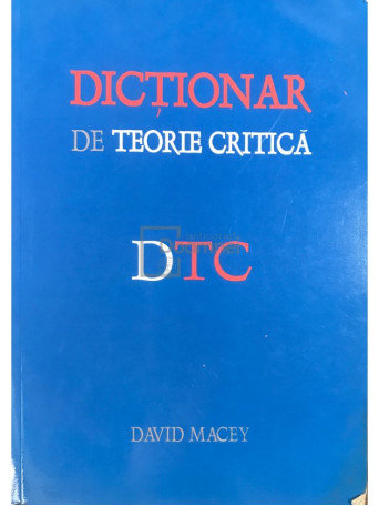 Dictionar de teorie critica