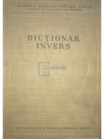 Dictionar invers