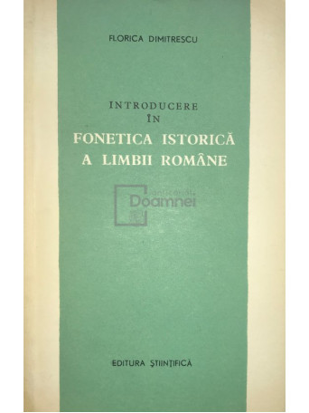 Introducere in fonetica istorica a limbii romane