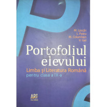 Portofoliul elevului - Limba si literatura romana - clasa a IX-a