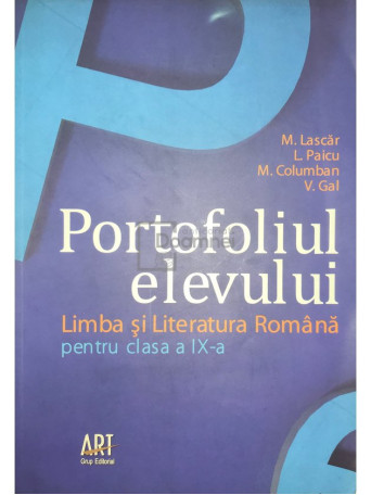 Portofoliul elevului - Limba si literatura romana - clasa a IX-a