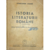 Istoria literaturii romane (de la inceput pana in zilele noastre)