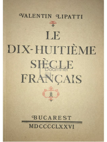 Le dix-huitieme siecle francais