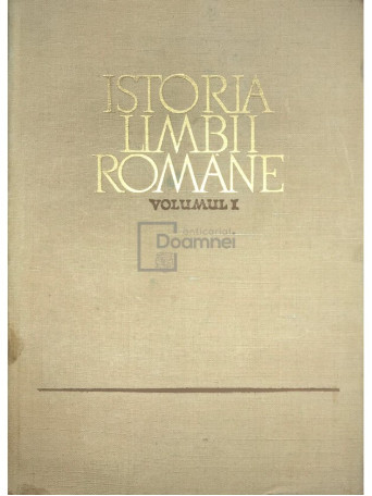 Istoria limbii romane, vol. 1 - Limba latina