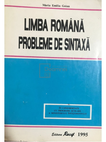 Limba romana - Probleme de sintaxa