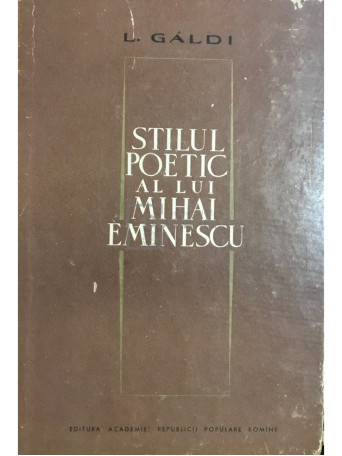 Stilul poetic al lui Mihai Eminescu