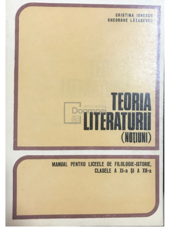 Teoria literaturii (Notiuni)